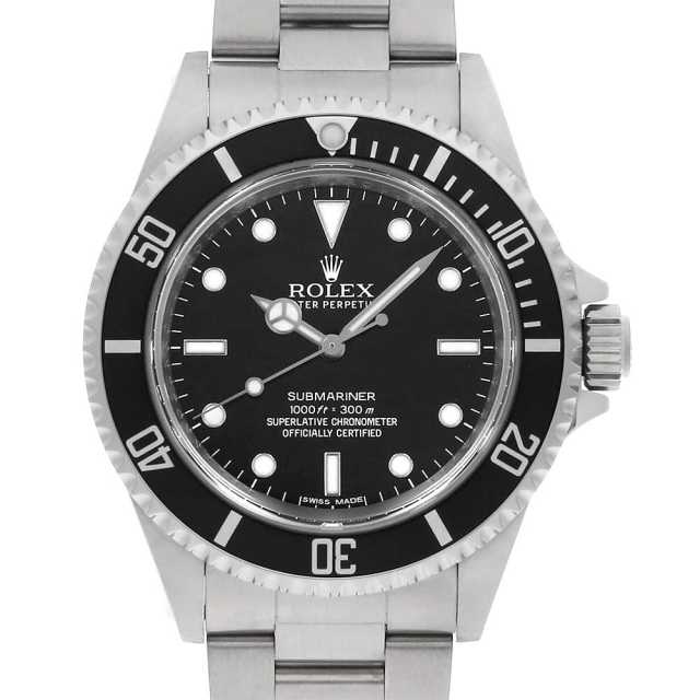 ロレックス サブマリーナ ノンデイト 14060M ブラック Y番 メンズ 中古 腕時計 14060M ブラック ROLEX（ロレックス）サブマリーナ ノンデイト 中古