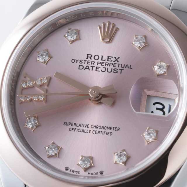 279161G ロゼ(ローズ) ROLEX（ロレックス）デイトジャスト28 9Pスター