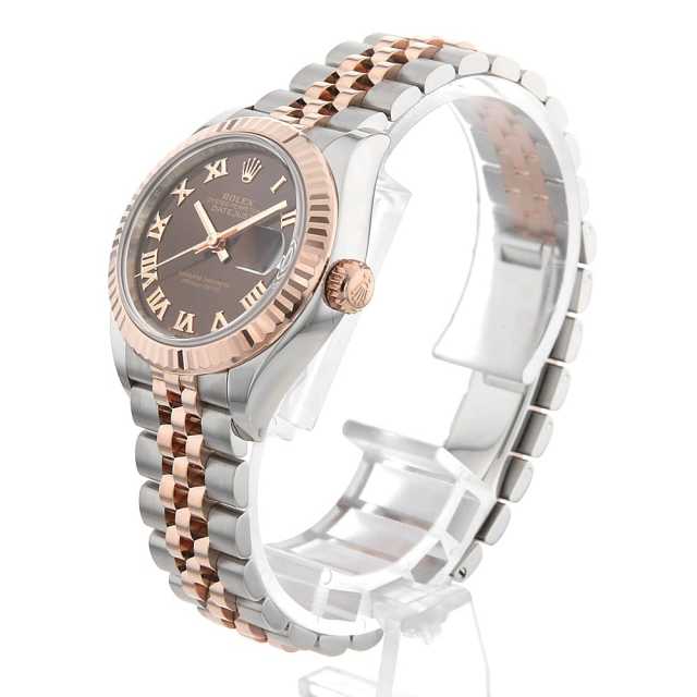 中古 ロレックス ROLEX 279171 ランダムシリアル チョコレートブラウン レディース 腕時計 ROLEX - 中古 ロレックス ROLEX 279171 ランダムシリアル チョコレート