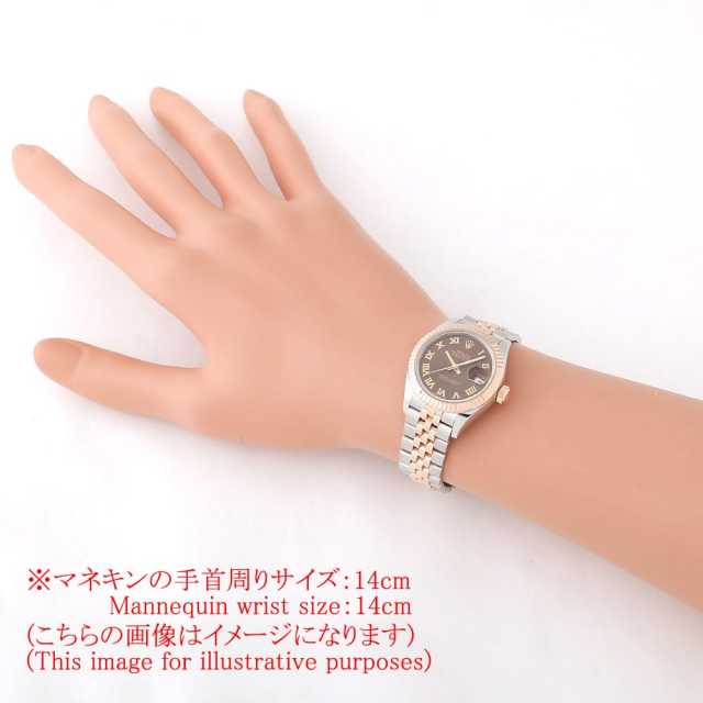 中古 ロレックス ROLEX 279171 ランダムシリアル チョコレート レディース 腕時計 279171 チョコレートブラウン ROLEX（ロレックス）デイトジャスト 中古