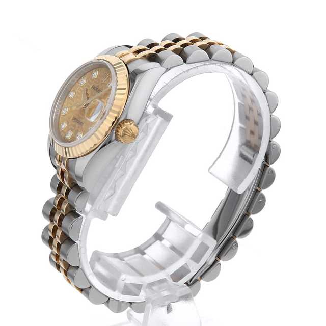 179173G シャンパン ROLEX（ロレックス）デイトジャスト 10Pダイヤ