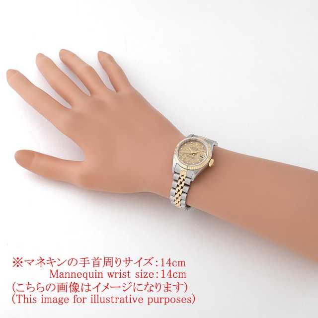 ロレックス デイトジャスト 10Pダイヤ 79173G シャンパン P番 レディース 中古 腕時計 ロレックス デイトジャスト 79173G シャンパンコンピュータ