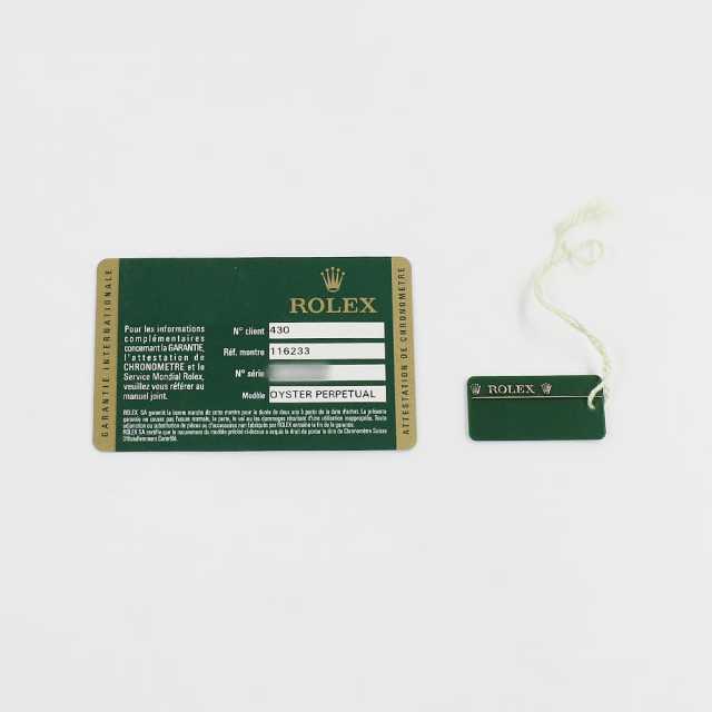 ロレックス デイトジャスト 116233G メンズ 中古
