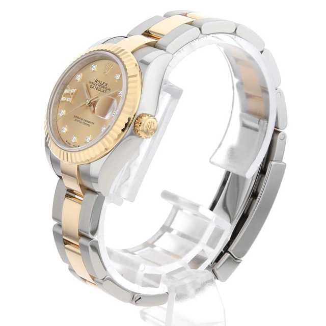 279173G シャンパン ROLEX（ロレックス）デイトジャスト 9Pスター