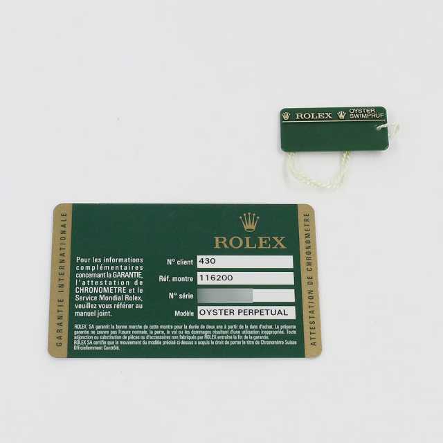 ROLEX Datejust 116200 Men's Used