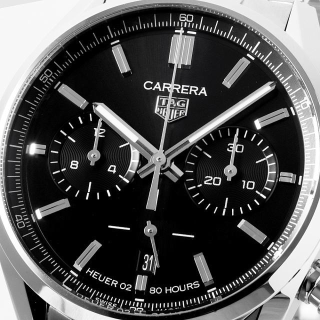 CBN2010.BA0642 ブラック TAG Heuer（タグホイヤー）カレラ キャリバー  