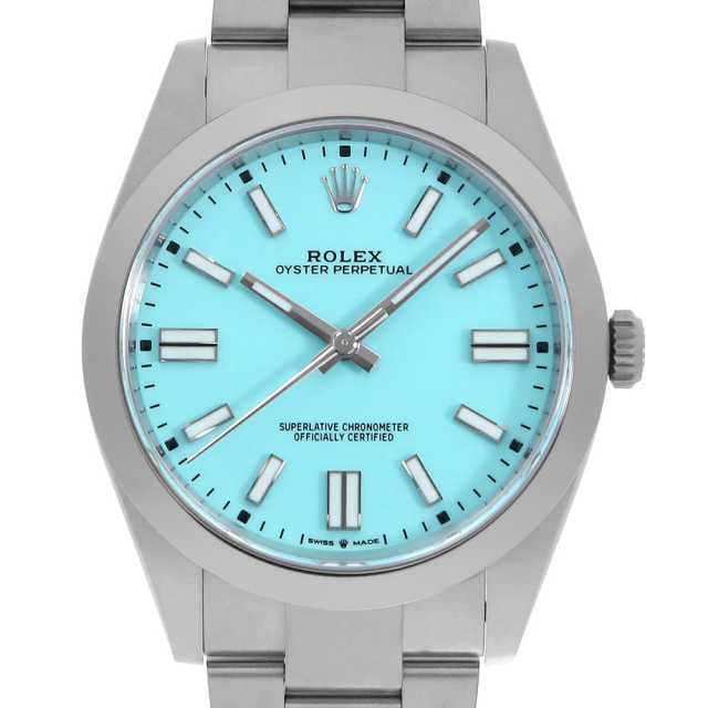 124300 ターコイズ ROLEX（ロレックス）オイスターパーペチュアル41