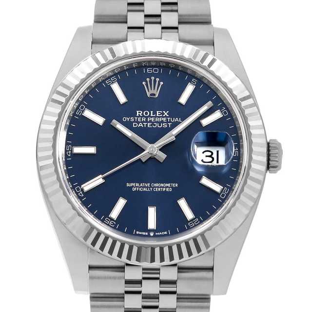 126334 ブルー ROLEX（ロレックス）デイトジャスト41 中古