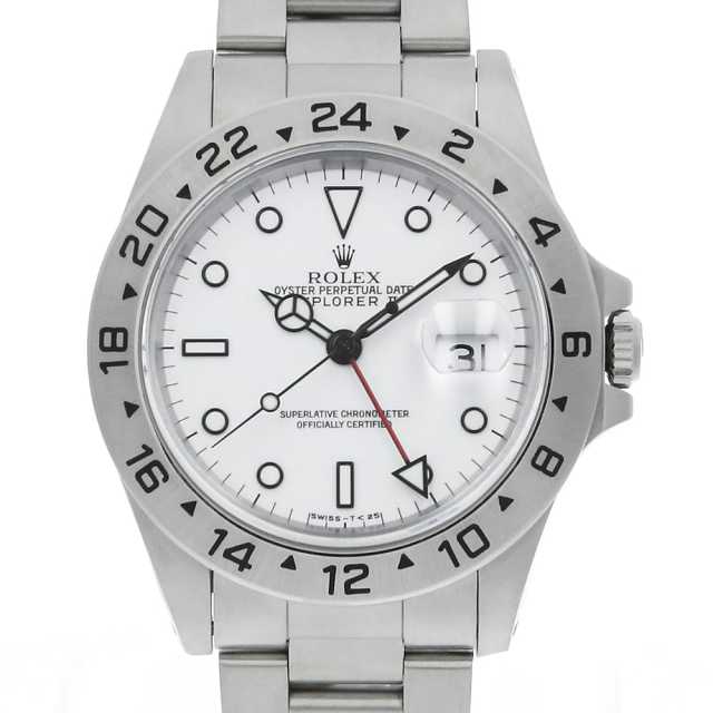 Rolex Explorer II 16570 White All Tritium No. Used Men's
