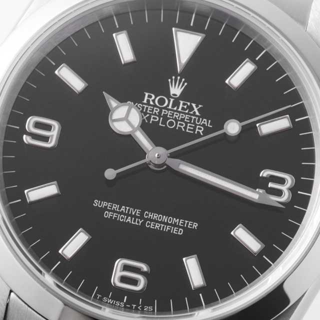 14270 ブラック ROLEX（ロレックス）エクスプローラーI 中古