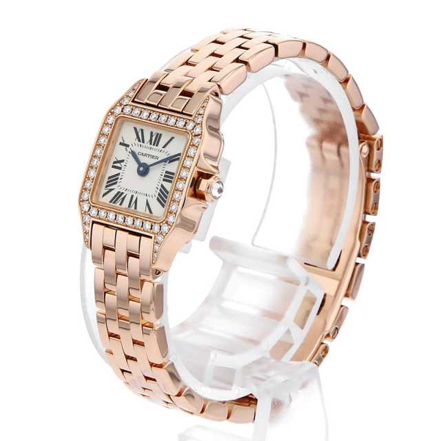 WF9011Z8 アイボリー Cartier（カルティエ）ミニサントス ドゥモワゼル