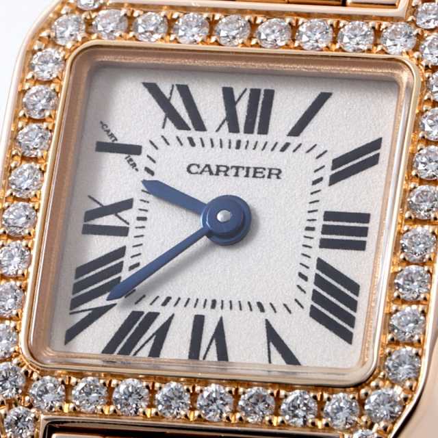 WF9011Z8 アイボリー Cartier（カルティエ）ミニサントス ドゥモワゼル