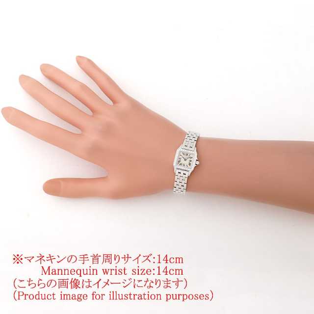 WF9005Y8 シルバー Cartier（カルティエ）ミニサントス ドゥモワゼル