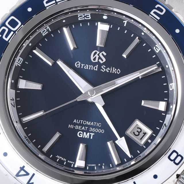 グランドセイコーGMT.SBGJ237 個人出品Seamaster グランドセイコー SBGJ237】青と白のベゼルが輝くメカニカル