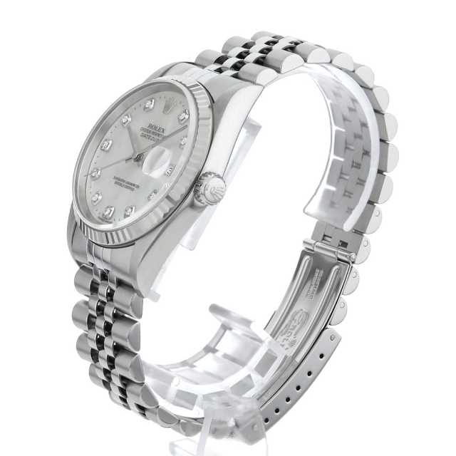 16234NG ホワイトシェル ROLEX（ロレックス）デイトジャスト 10Pダイヤ