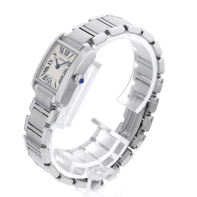 カルティエ タンクフランセーズ W51008Q3 レディース 中古