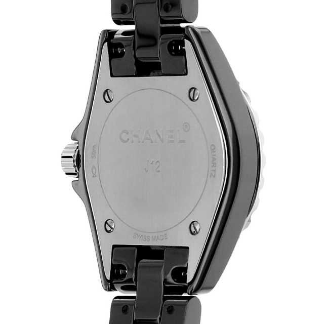 H1625 ブラック CHANEL（シャネル）J12 黒セラミック 12Pダイヤ