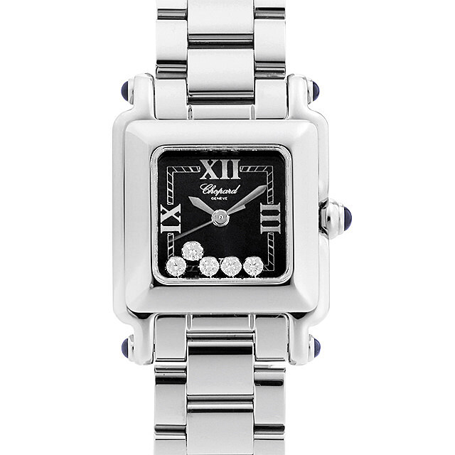 Chopard ショパール  ハッピースポーツ スクエア ミニ  27/8893-23  5Pムービングダイヤ  レディース 腕時計 Chopard】ショパール『ハッピースポーツ スクエアミニ ムービング