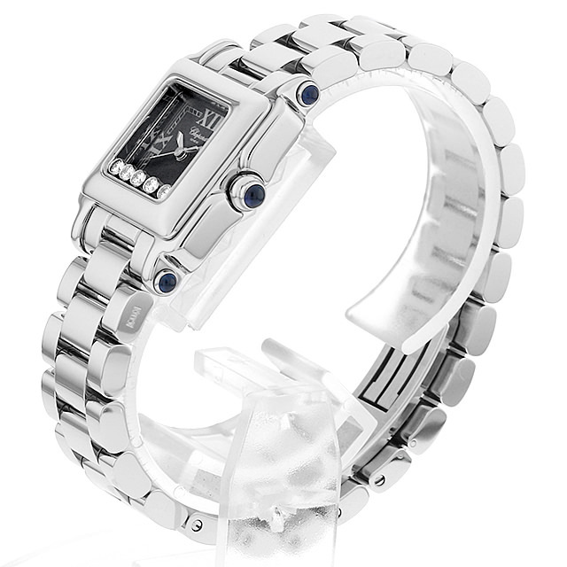 Chopard ショパール  ハッピースポーツ スクエア ミニ  27/8893-23  5Pムービングダイヤ  レディース 腕時計 Chopard】ショパール『ハッピースポーツ スクエアミニ ムービング