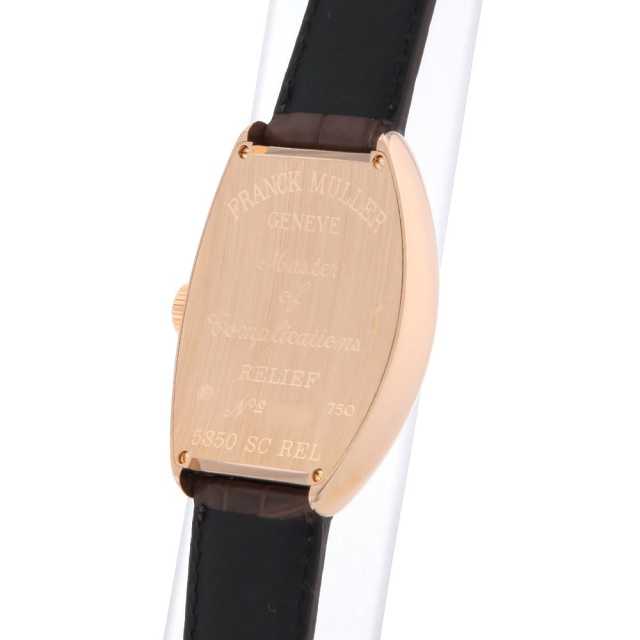 フランクミュラー トノーカーベックス 5850SC REL PG メンズ 中古
