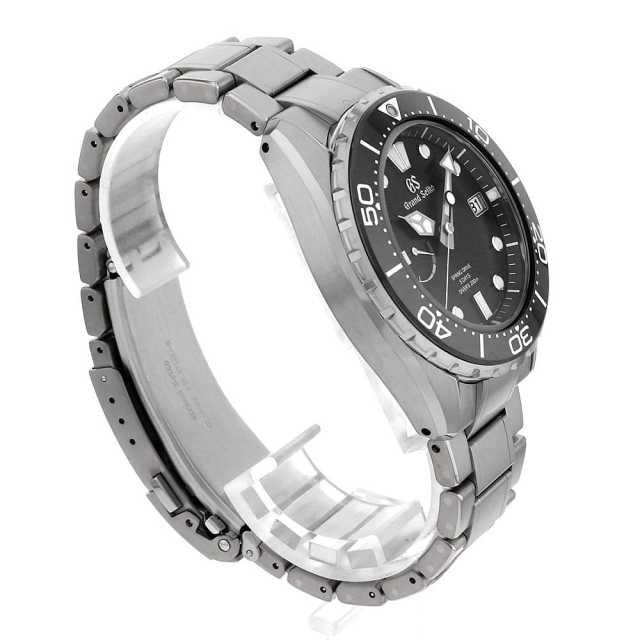 グランドセイコー Grand Seiko エボリューション9コレクション スプリングドライブ SLGA015(9RA5-0AC0) ブラック チタン 自動巻き メンズ 腕時計 SLGA015 ブラック Grand Seiko（グランドセイコー）エボリューション9