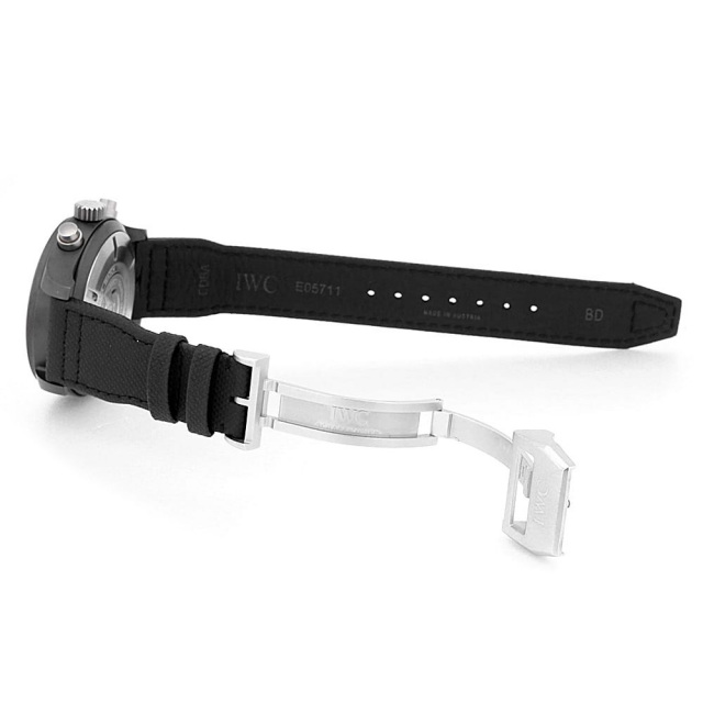 IW389001 ブラック IWC パイロットウォッチ クロノグラフ トップガン