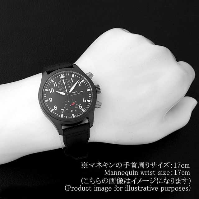 IW389001 ブラック IWC パイロットウォッチ クロノグラフ トップガン