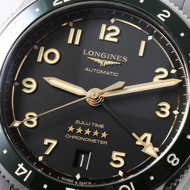 L3.802.4.63.6 ブラック LONGINES（ロンジン）スピリット ズールー  