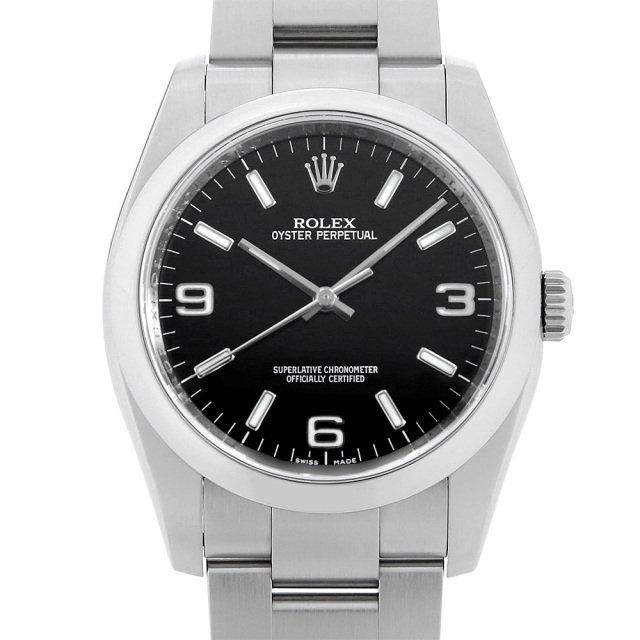 116000 ブラック ROLEX（ロレックス）オイスターパーペチュアル 日本 