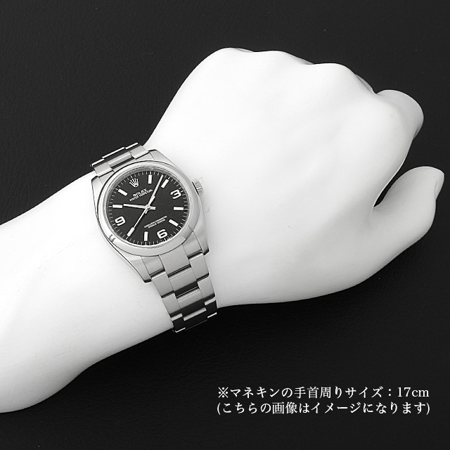 116000 ブラック ROLEX（ロレックス）オイスターパーペチュアル 日本 