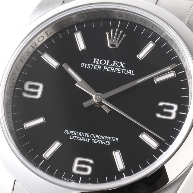 116000 ブラック ROLEX（ロレックス）オイスターパーペチュアル 日本  