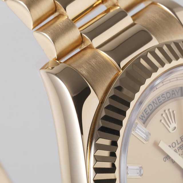 218238BG シャンパン ROLEX（ロレックス）デイデイトII 8Pダイヤ 2P