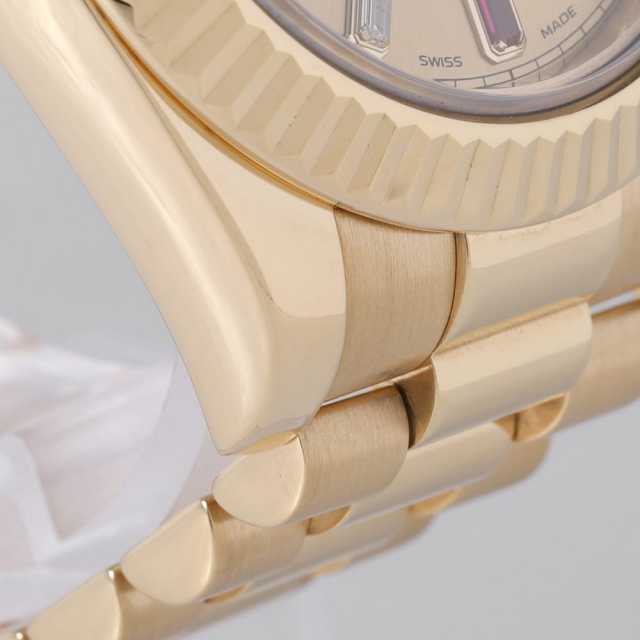 218238BG シャンパン ROLEX（ロレックス）デイデイトII 8Pダイヤ 2P