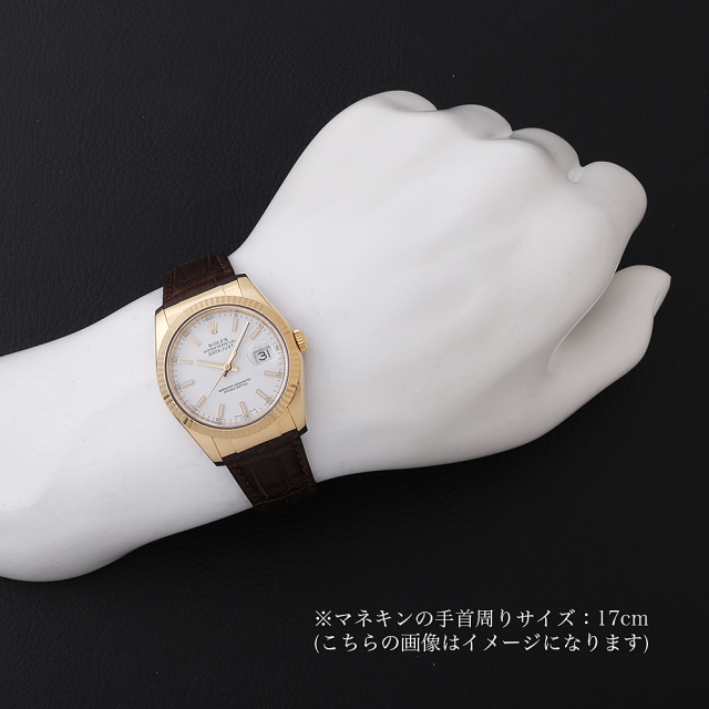 116138 ホワイト ROLEX（ロレックス）デイトジャスト 中古