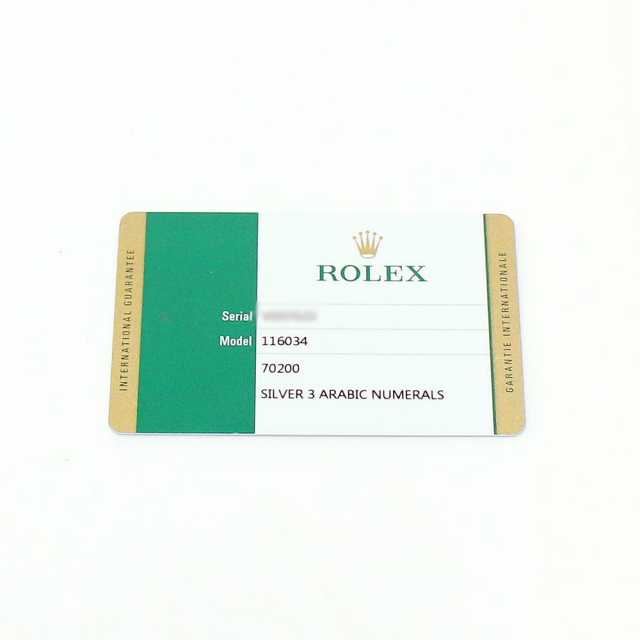 ロレックス オイスターパーペチュアル 116034 メンズ 中古