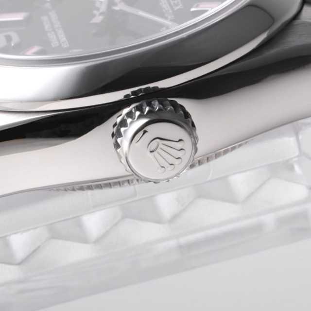 ロレックス ROLEX オイスター パーペチュアル 腕時計 時計 ステンレススチール レディース ブラック系 176200 【中古】 新品)ROLEX ロレックス オイスターパーペチュアル 176200 ブラック