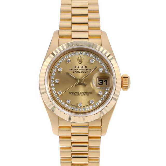 69178LB シャンパン ROLEX（ロレックス）デイトジャスト サークル