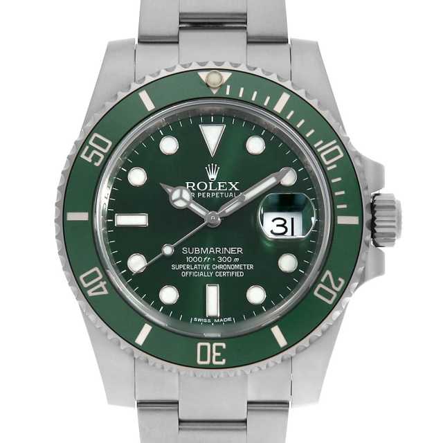 116610LV グリーン ROLEX（ロレックス）サブマリーナ デイト 中古