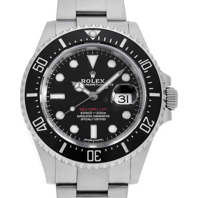126600 ブラック ROLEX（ロレックス）シードゥエラー クラウン無し