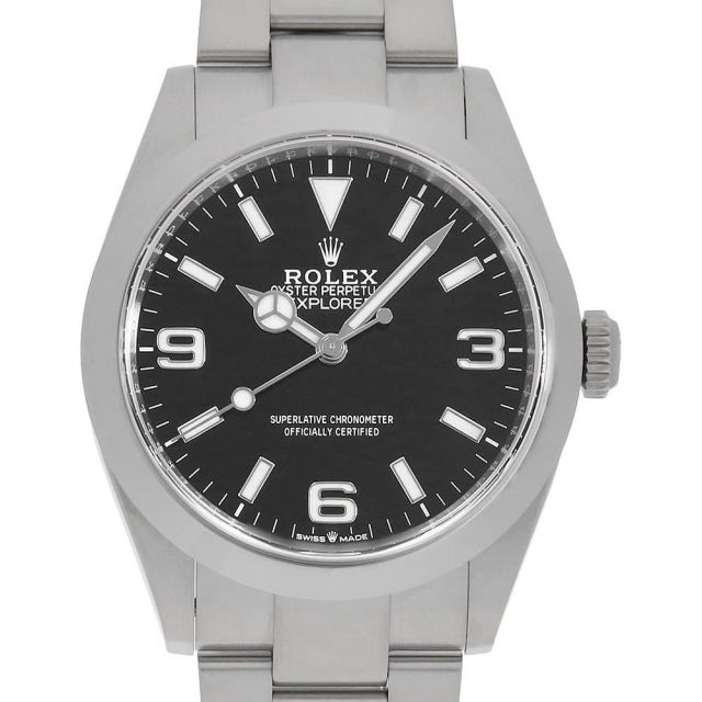 ROLEX Explorer 40 224270 Black, Random Serial Number Used Men's Watch