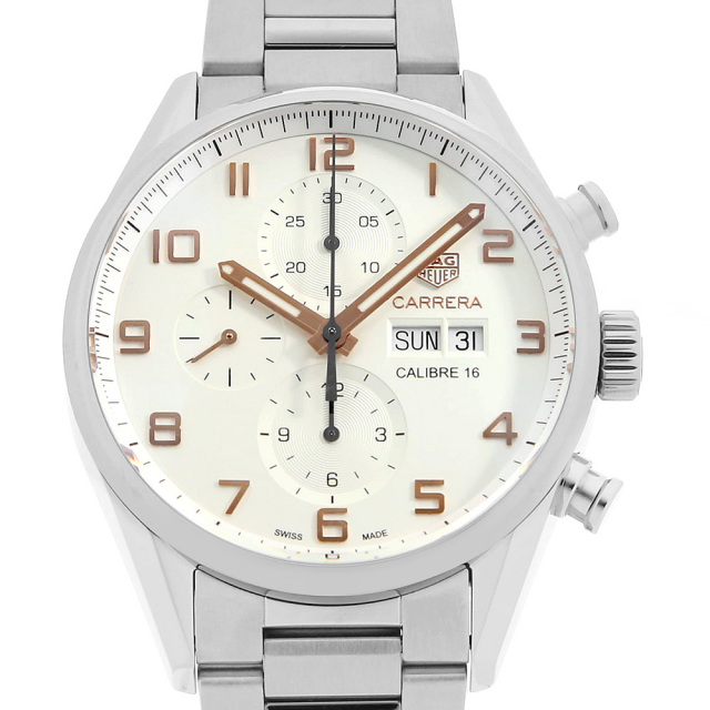 CV2A1AC.BA0738 シルバー TAG Heuer（タグホイヤー）カレラ キャリバー 
