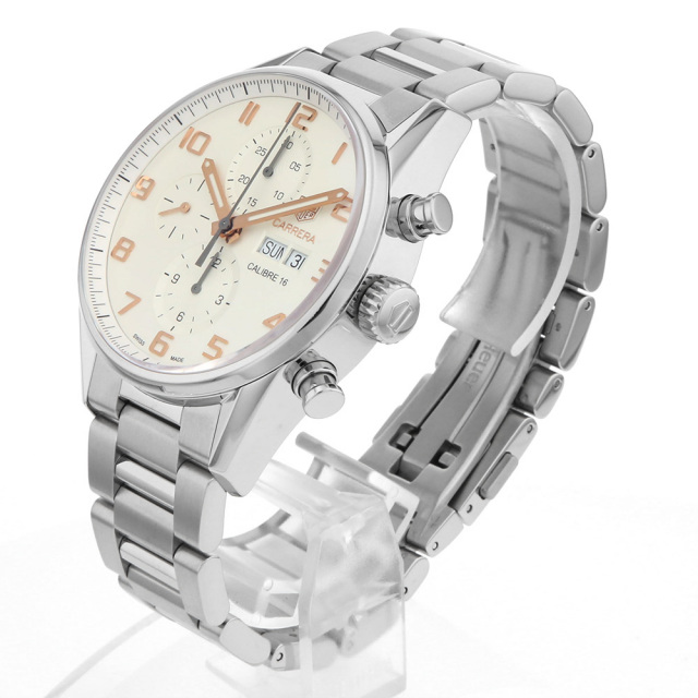 CV2A1AC.BA0738 シルバー TAG Heuer（タグホイヤー）カレラ キャリバー 