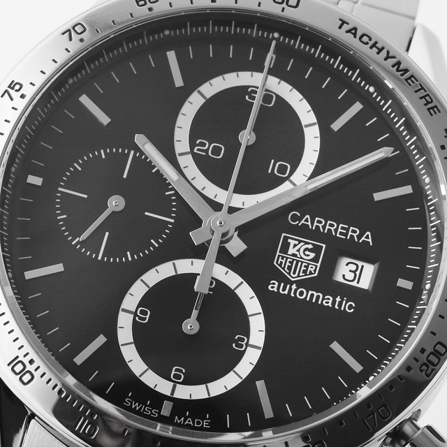 CV2016.BA0786 ブラック TAG Heuer（タグホイヤー）カレラ タキメータ 