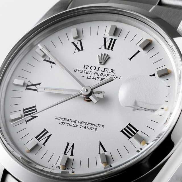 15000 ホワイト ROLEX（ロレックス）オイスターパーペチュアルデイト