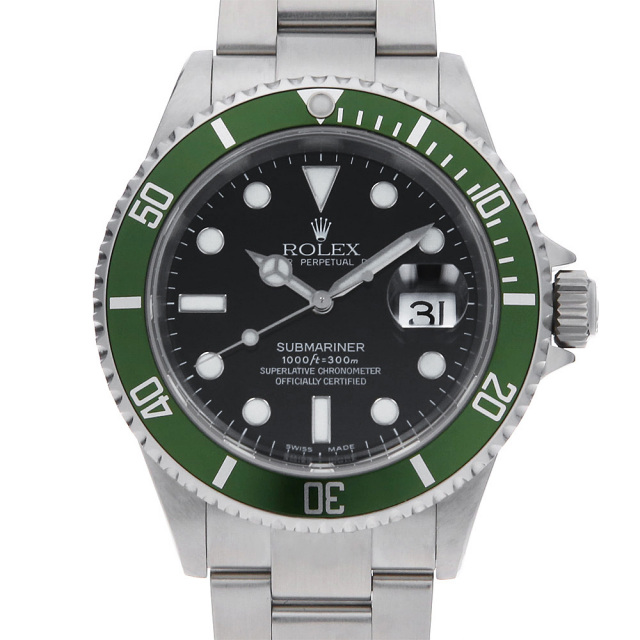 16610LV ブラック ROLEX（ロレックス）サブマリーナ デイト 中古 