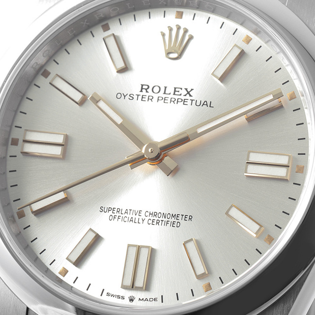 124300 シルバー ROLEX（ロレックス）オイスターパーペチュアル41 中古  