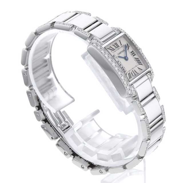 カルティエ タンクフランセーズ WE1002SF レディース 中古