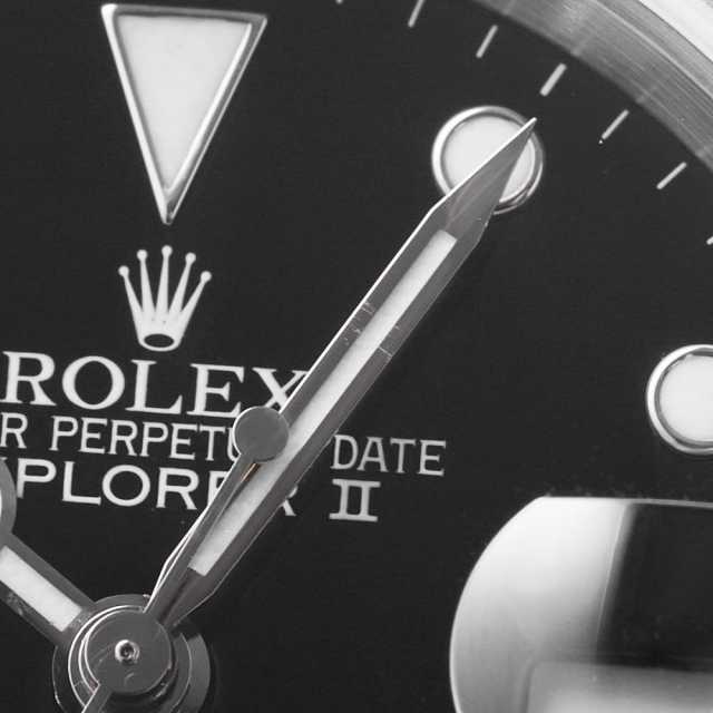 16570 ブラック ROLEX（ロレックス）エクスプローラーII 中古 | 東京