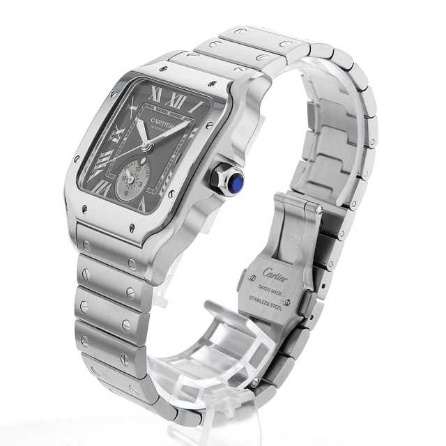 Cartier シルバー 時計サントス WSSA0076 グレー Cartier（カルティエ）サントス ドゥ カルティエ