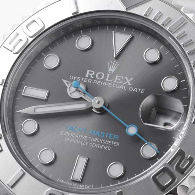 ttt 金 268622 スレート ROLEX（ロレックス）ヨットマスター ロレジウム